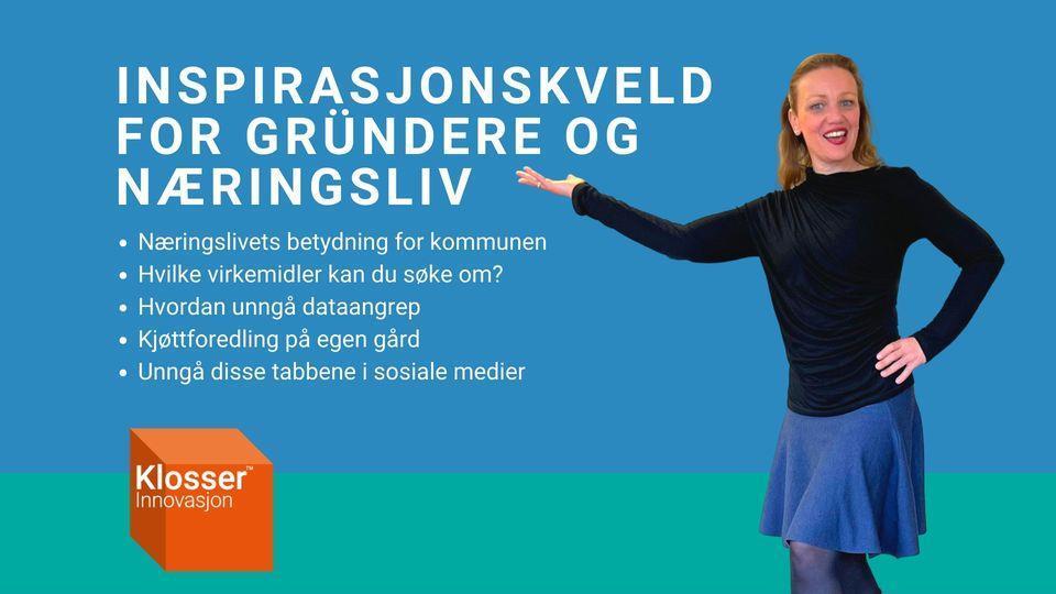 Lenke til artikkel: Inspirasjonskveld for næringslivet - tirsdag 4. oktober på Tynset kompetansesenter